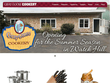 Tablet Screenshot of graygoosecookery.com